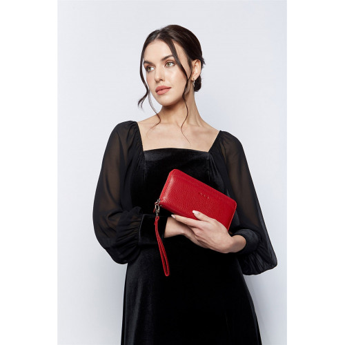 Борсетка/портмоне женская  Aka Deri 430-8 RED Борсетка/портмоне женская  Aka Deri 430-8 RED