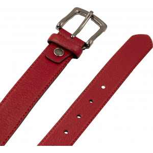 Ремень женский МИР КОЖИ VAL 101-8 RED