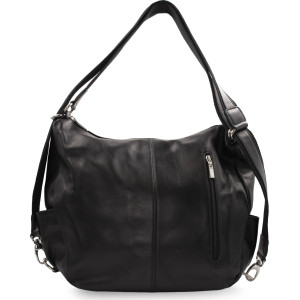Сумка хобо женская MIA DONNA черная