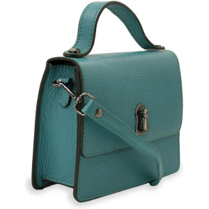 Мини-Сумка женская Мир Кожи 0023-22 EMERALD GREEN