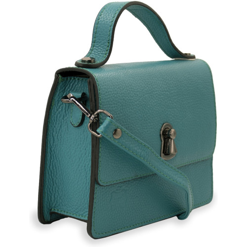 Мини-Сумка женская Мир Кожи 0023-22 EMERALD GREEN Мини-Сумка женская Мир Кожи 0023-22 EMERALD GREEN