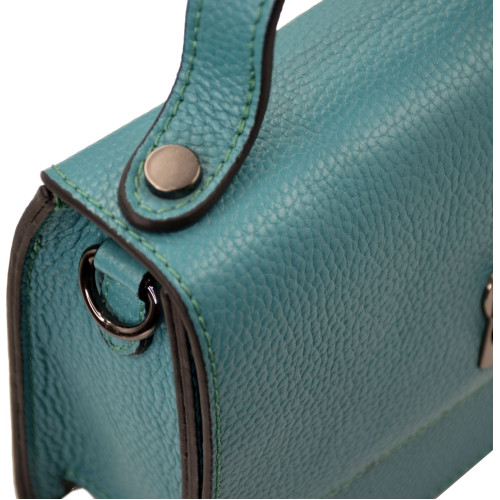 Мини-Сумка женская Мир Кожи 0023-22 EMERALD GREEN Мини-Сумка женская Мир Кожи 0023-22 EMERALD GREEN