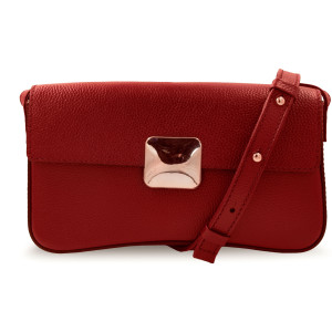 Сумка багет МИР КОЖИ VAL 0079-11 RED