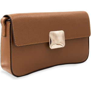 Сумка багет МИР КОЖИ VAL 0079-07 TAN
