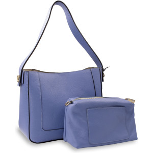 Сумка тоут МИР КОЖИ VAL 0021-10 JEANS BLUE
