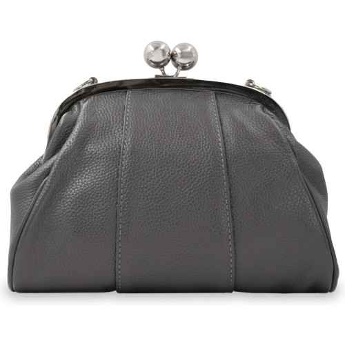 Мини-сумка женская Мир Кожи 0025-05 DARK GREY Мини-сумка женская Мир Кожи 0025-05 DARK GREY