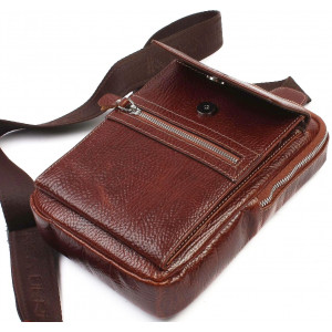 Барсетка - сумка планшет мужская Aka Deri 205-63 L.BROWN